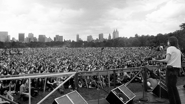 Eric Andersen in Central Park ca. 1972. Credit: GettyImages